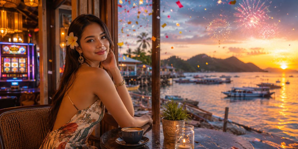 Pengguna Vietnam menikmati taruhan online sambil minum kopi di sore hari